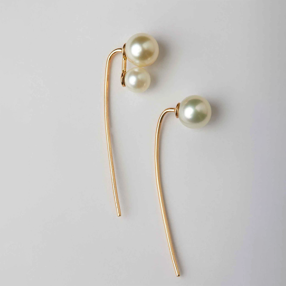 Mismatched 1+2 Pearls on Sticks