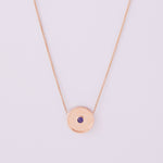 Centered Necklace with Sapphire