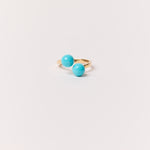 Double Trouble Ring in Coloured Gems