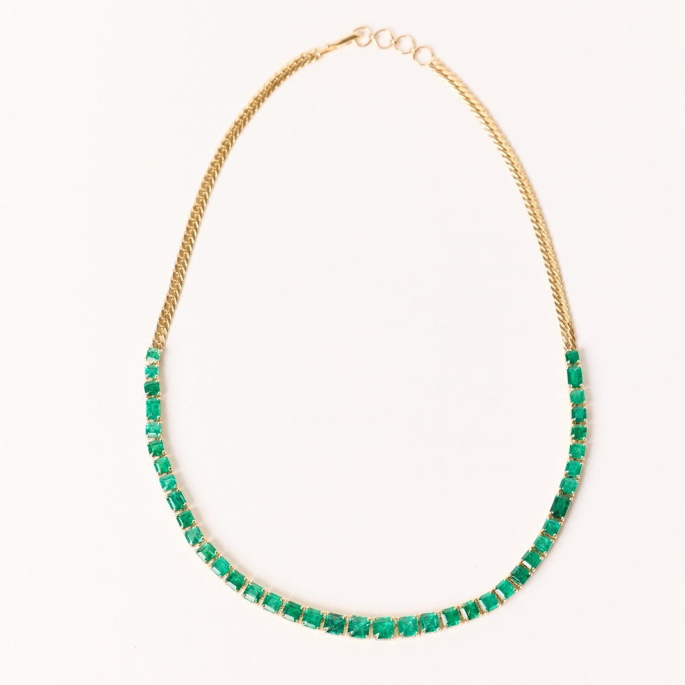 Emerald Collar Necklace