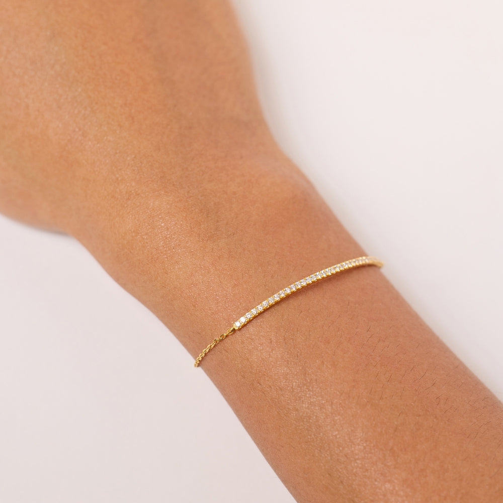 Skinny Bar Diamond Bracelet