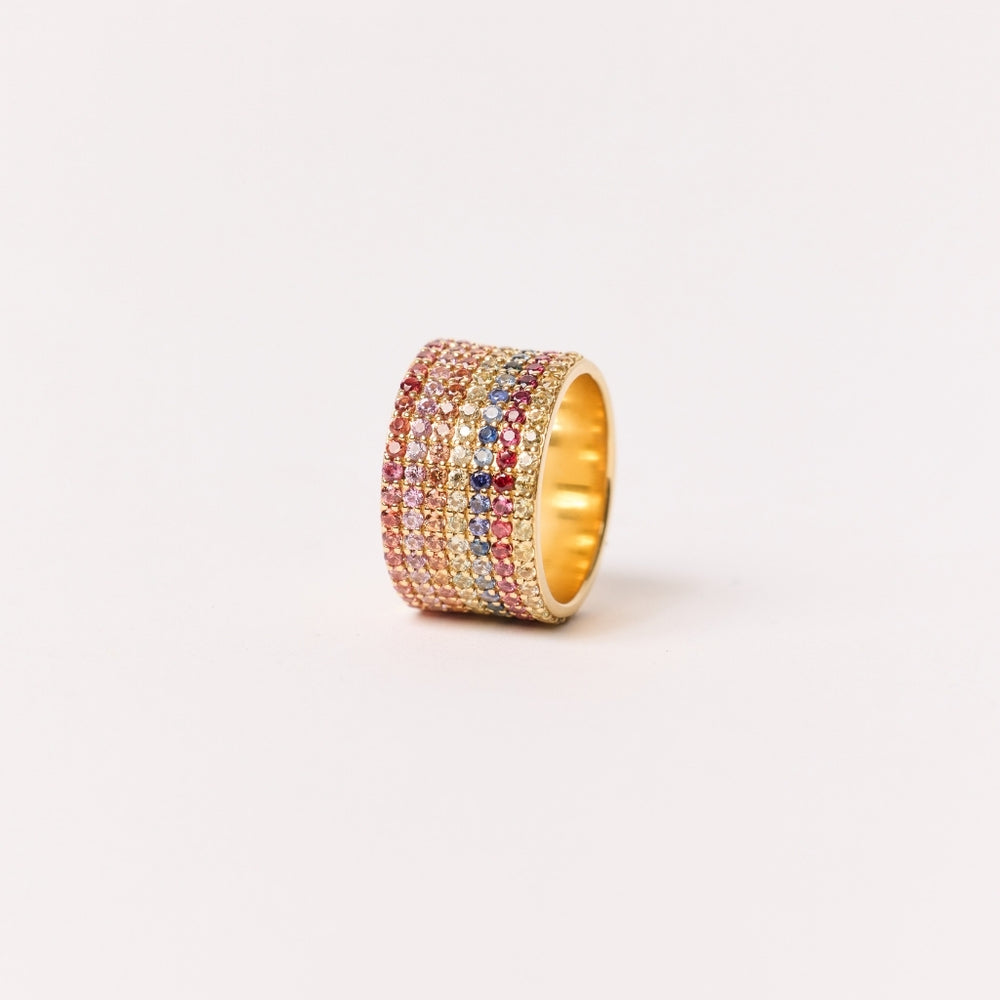 Rainbow Sapphire Cigar Band