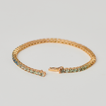 Rainbow Bracelet with Round Sapphires