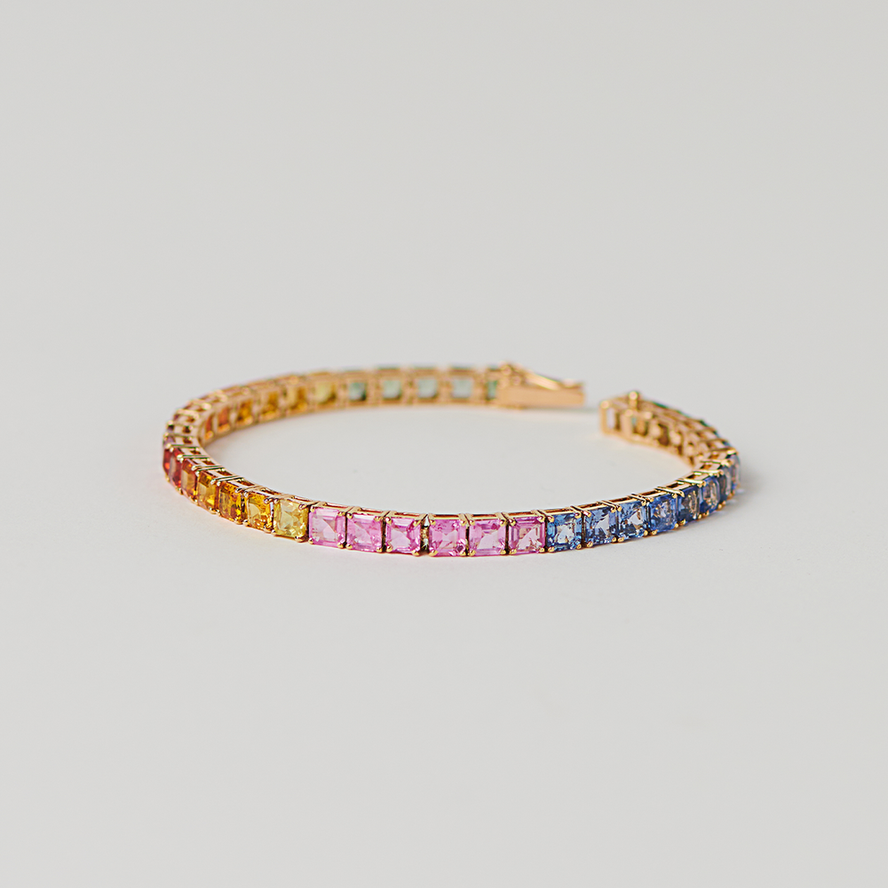 Rainbow Bracelet Asscher