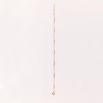 Mini Diamond Bar Anklet