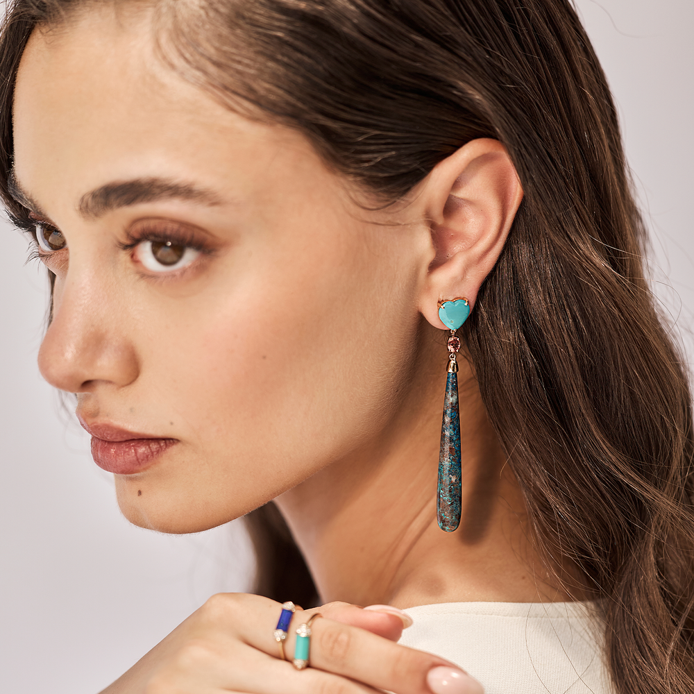 Blue Without You Earrings