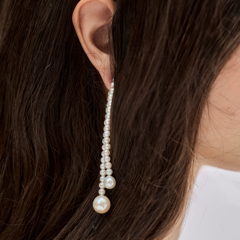 All Pearl Cascade Earrings