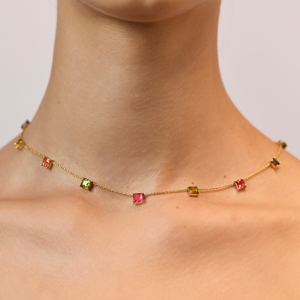 One-of-a-Kind Tourmaline Necklace (Princess)