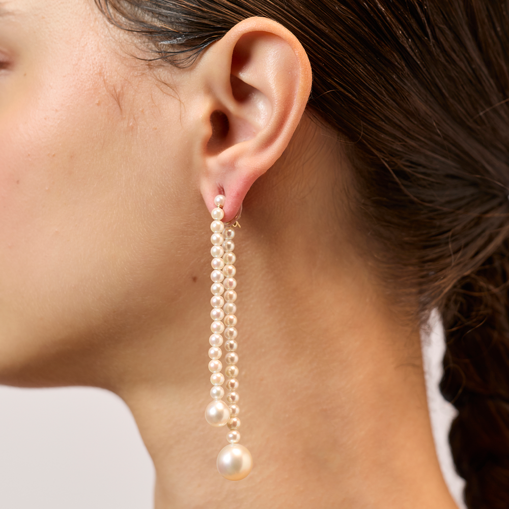 All Pearl Cascade Earrings