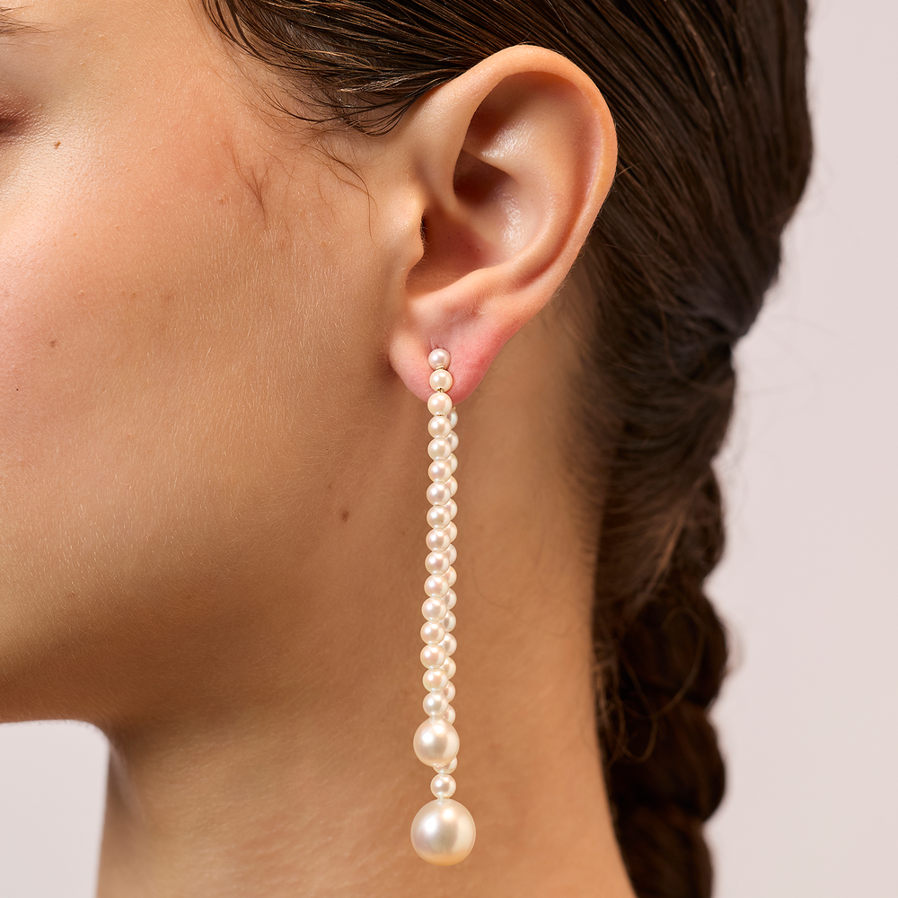 All Pearl Cascade Earrings