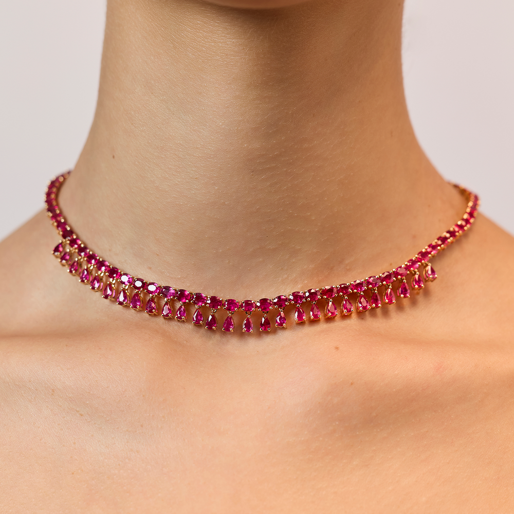 Lifelines Ruby Necklace
