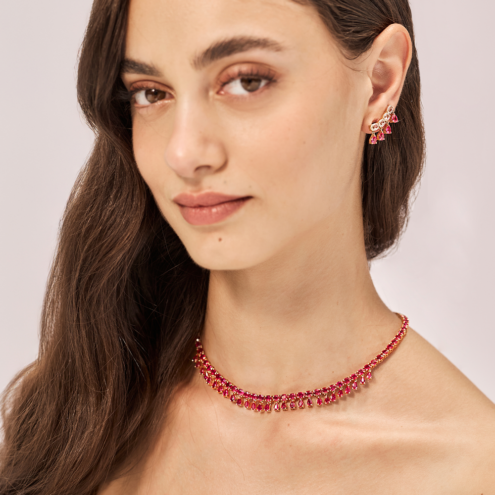 Lifelines Ruby Necklace