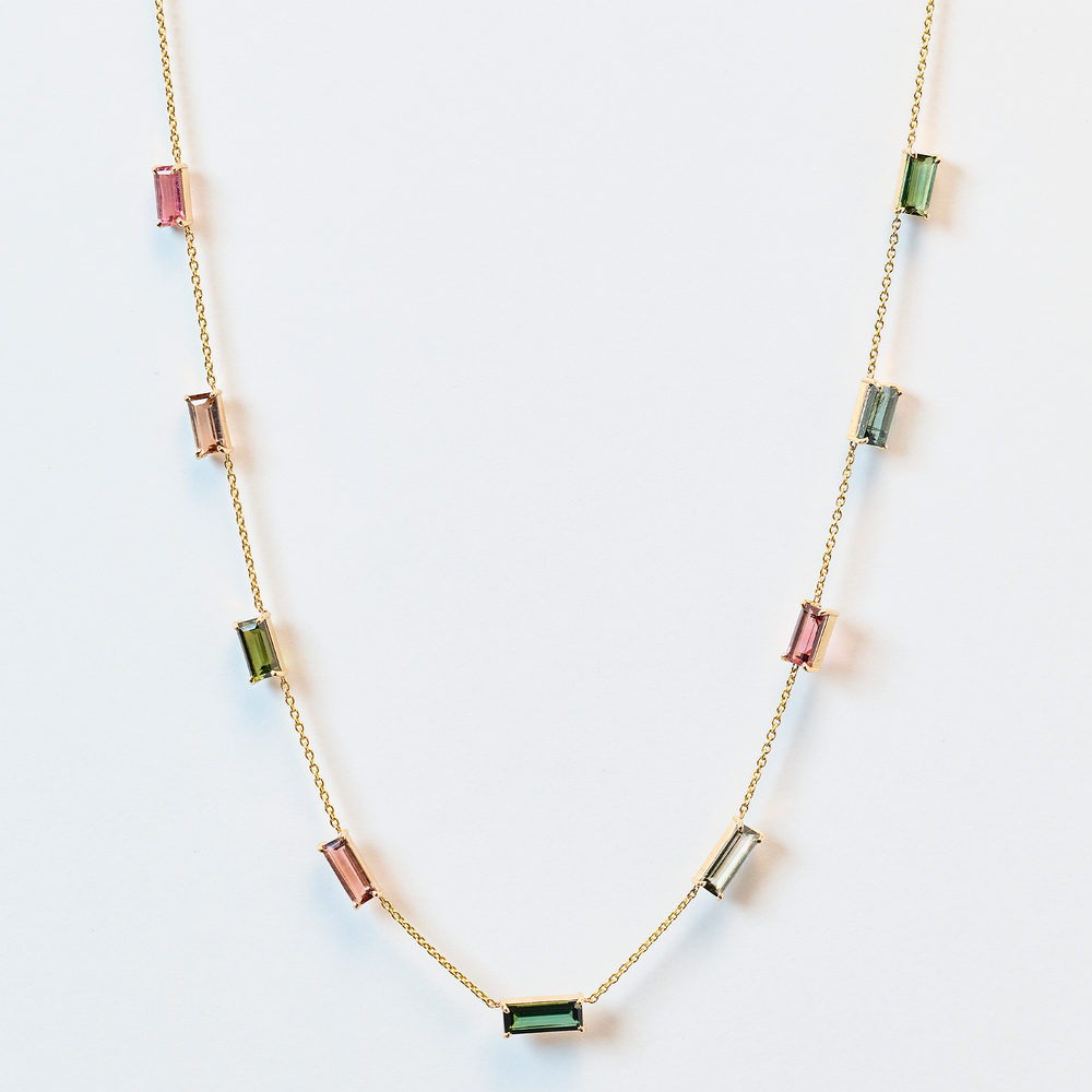 One-of-a-Kind Tourmaline Necklace (Emerald)