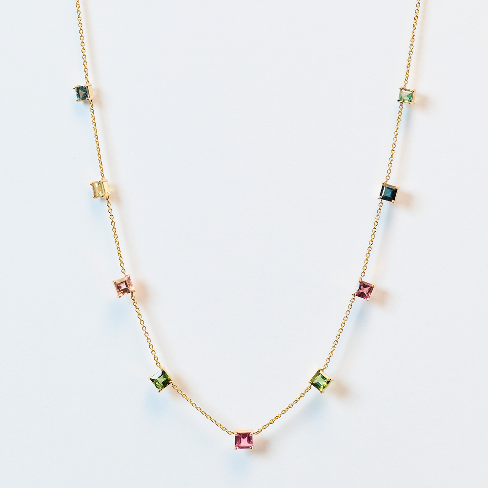 One-of-a-Kind Tourmaline Necklace (Princess)
