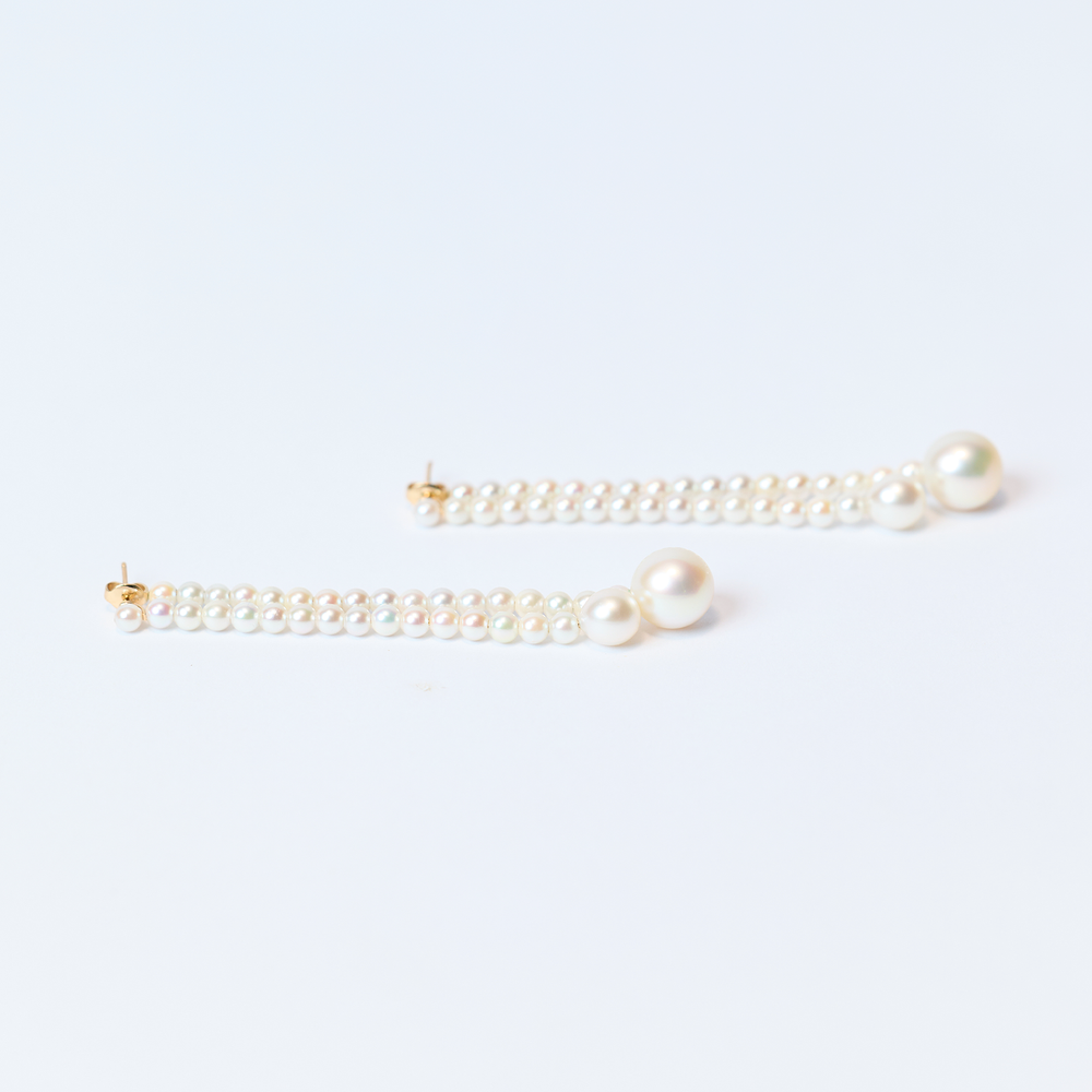 All Pearl Cascade Earrings
