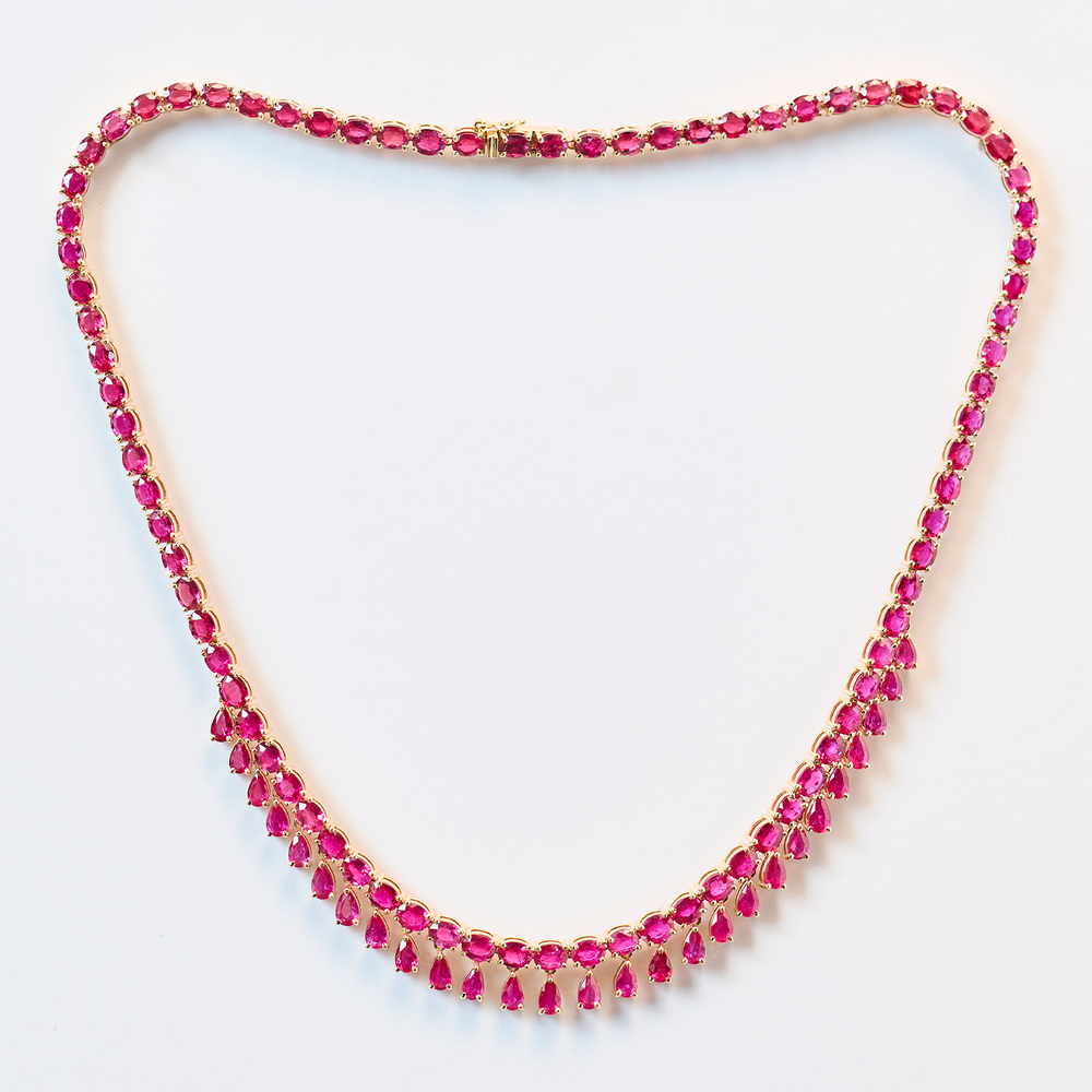 Lifelines Ruby Necklace