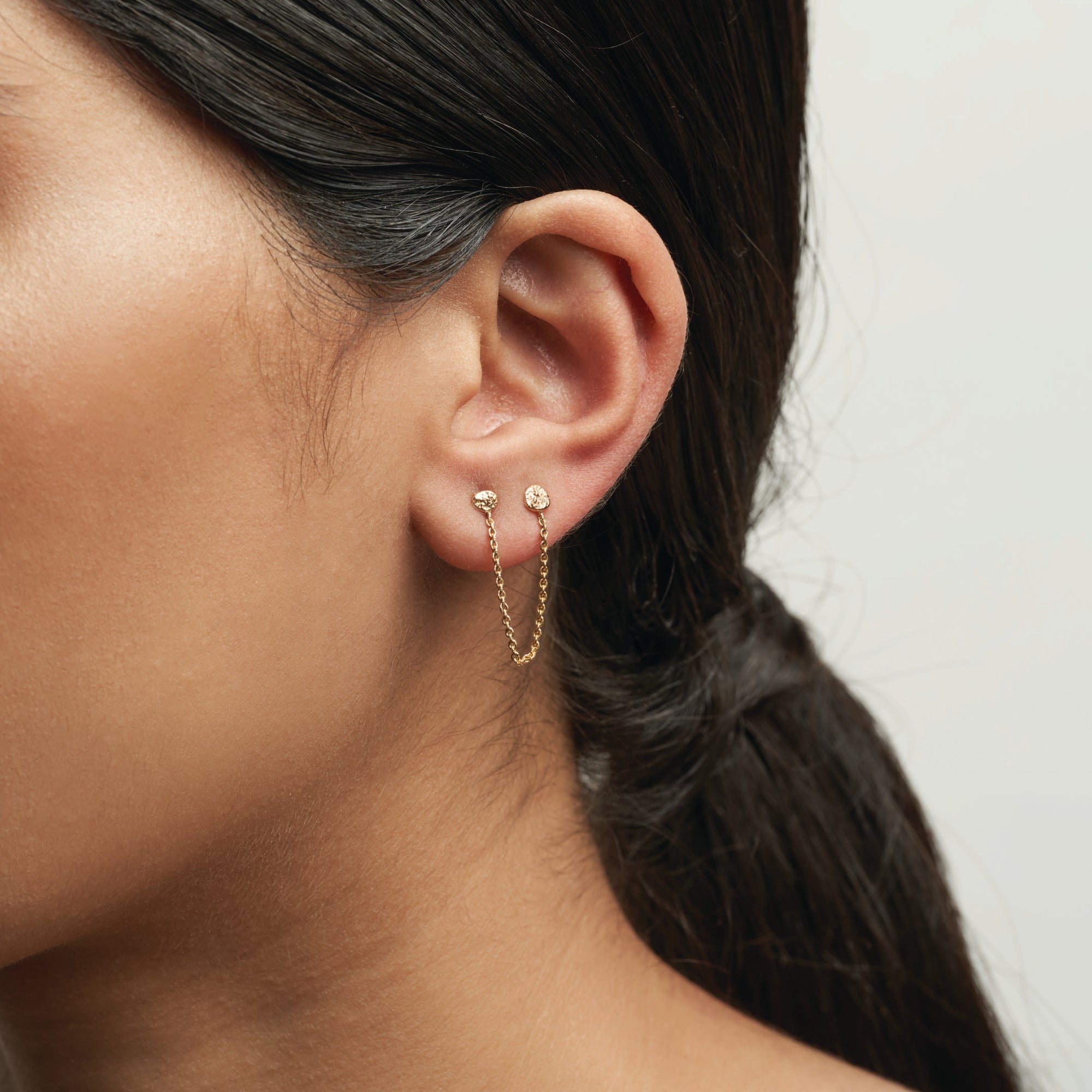 Buy Minimalist Rose Gold Ear Pin Earring Edgy Pin Hook Ear Cuff Online in  India  Etsy