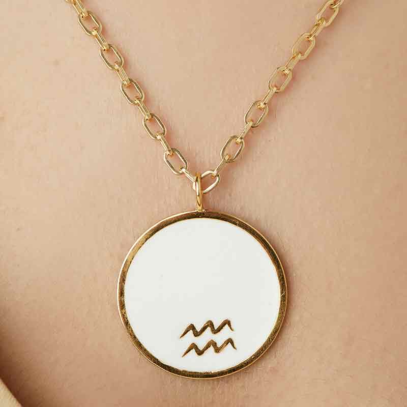Amazon.com: 3Pcs Zodiac Necklace Set 12 Constellation Sign Pendant Necklace  Astrology Birthday Gift For Women Girls (Aquarius(1.20~2.18)) : Clothing,  Shoes & Jewelry