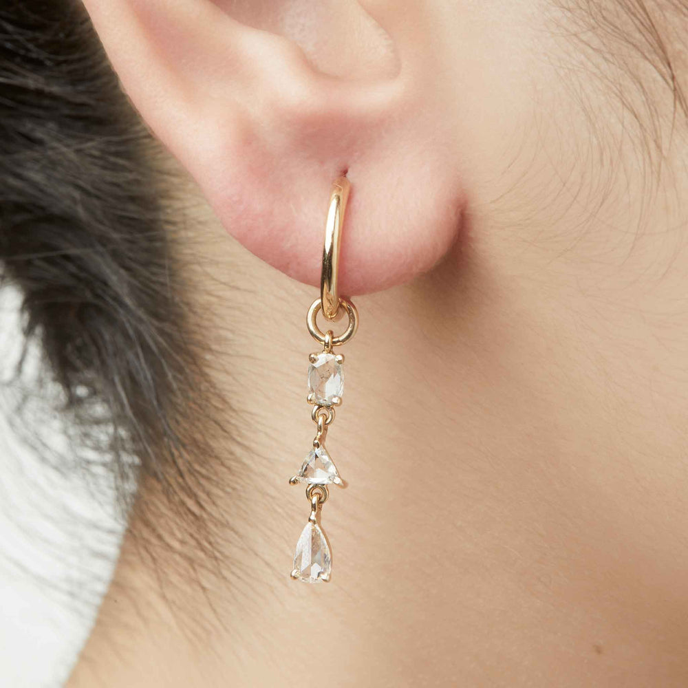 Unity Hoop Earrings - Shaftel Diamonds