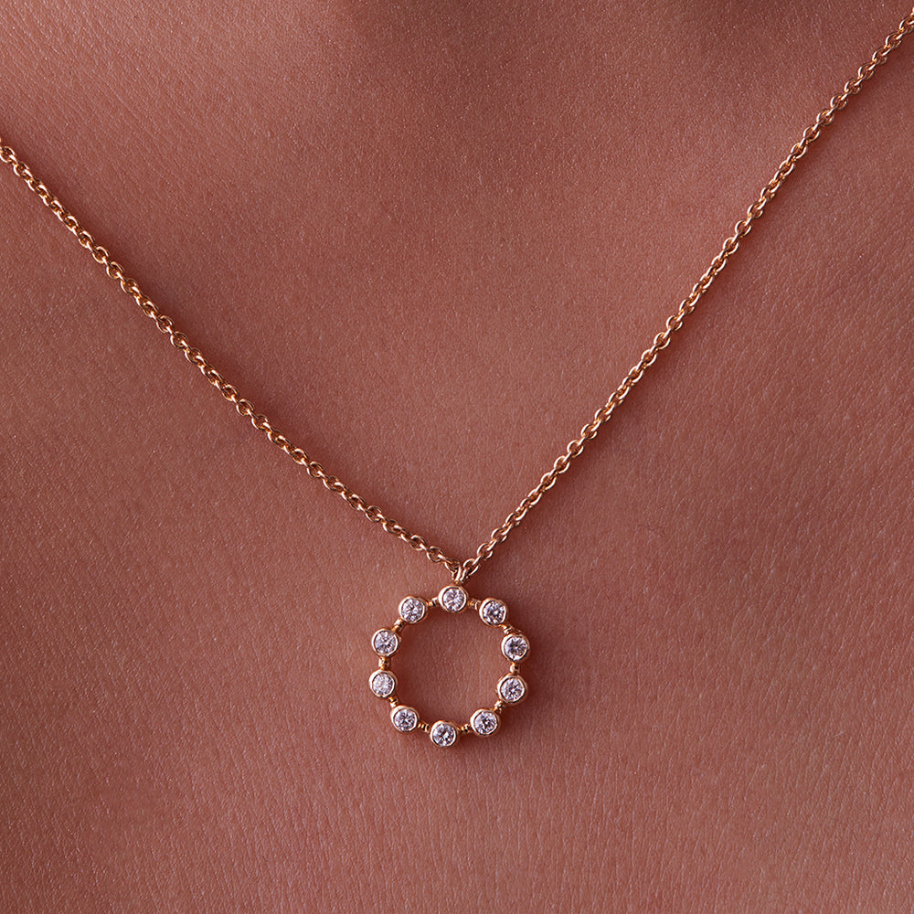 Always Forever Necklace with Diamonds