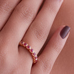 Eternity Ring with Rubies