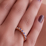 Eternity Ring with Sapphires