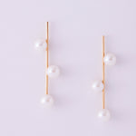 Move on Up Earrings with Pearls
