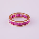 Eternity Ring with Rubies (Baguette)