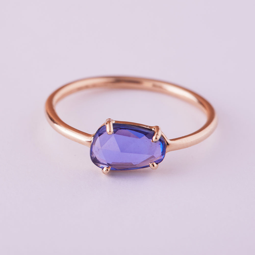Slice of Sapphire Ring