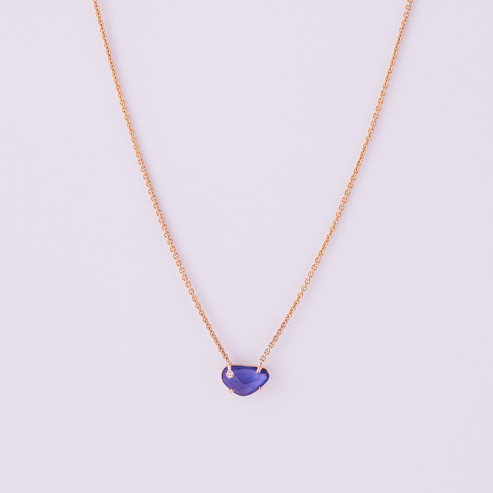Slice of Sapphire Necklace