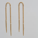 Double Stick and Chain Earrings