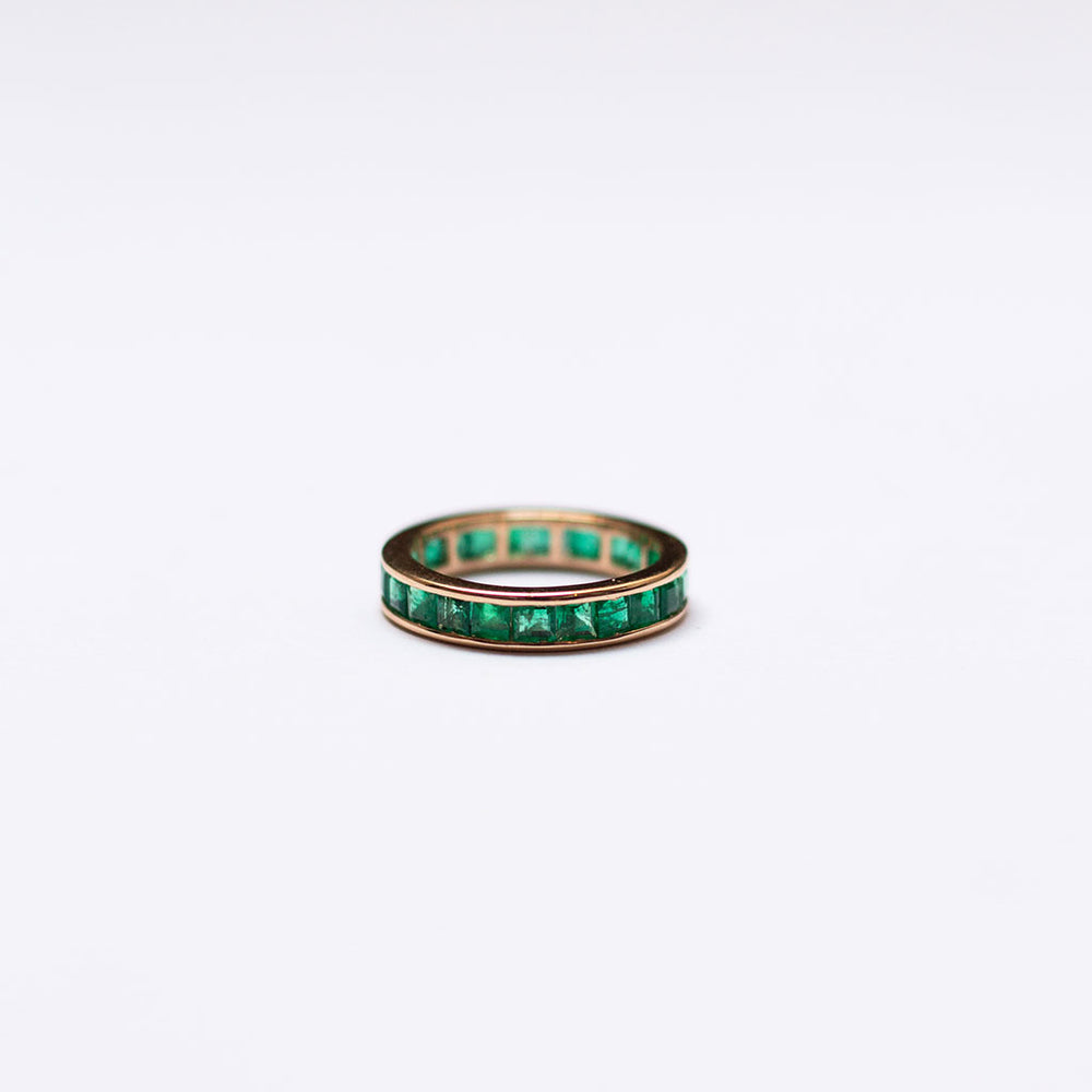 Eternity Ring with Emeralds (Princess)